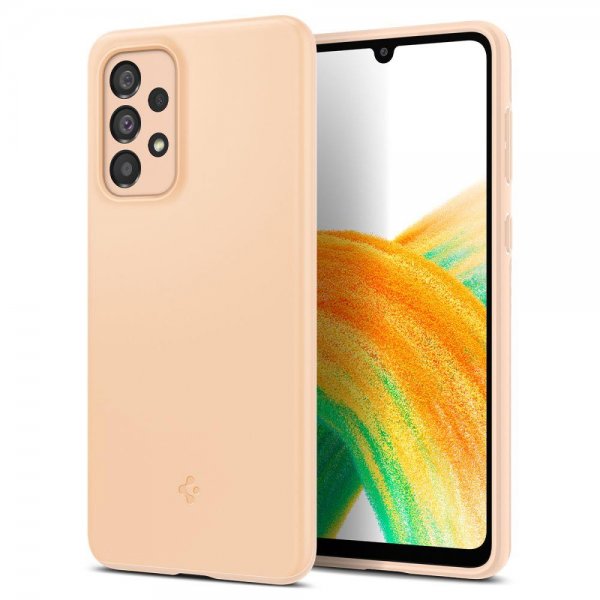Spigen Samsung Galaxy A33 5G Cover Thin Fit Cotton Peach