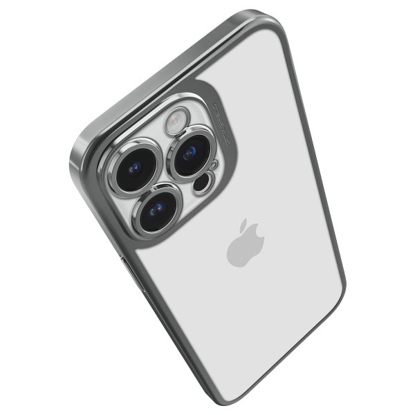 Spigen iPhone 14 Pro Max Cover Optik Crystal Chrome Gray