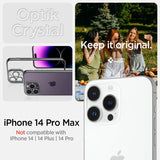 Spigen iPhone 14 Pro Max Cover Optik Crystal Chrome Gray