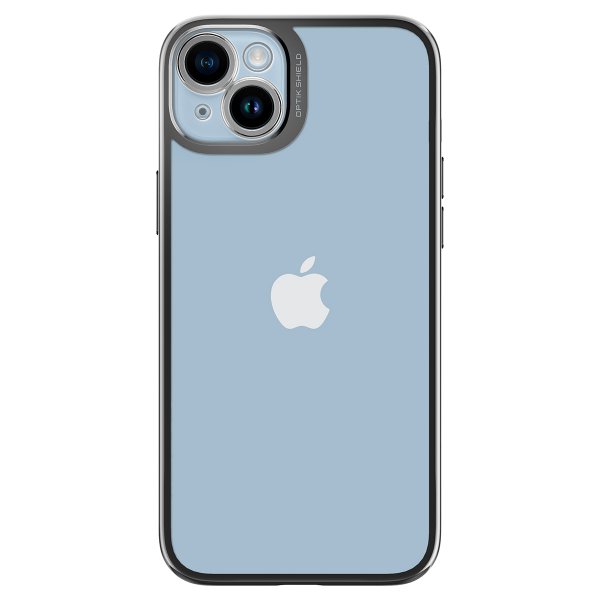 Spigen iPhone 14 Plus Cover Optik Crystal Chrome Gray