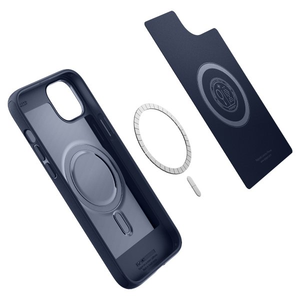 Spigen iPhone 14 Plus Cover Mag Armor MagFit Navy Blue