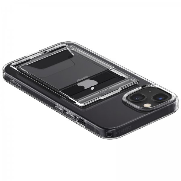 Spigen iPhone 14 Cover Crystal Slot Dual Crystal Clear