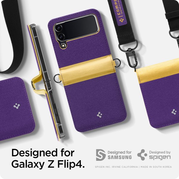 Spigen Samsung Galaxy Z Flip 4 Cover Compoty Pansy