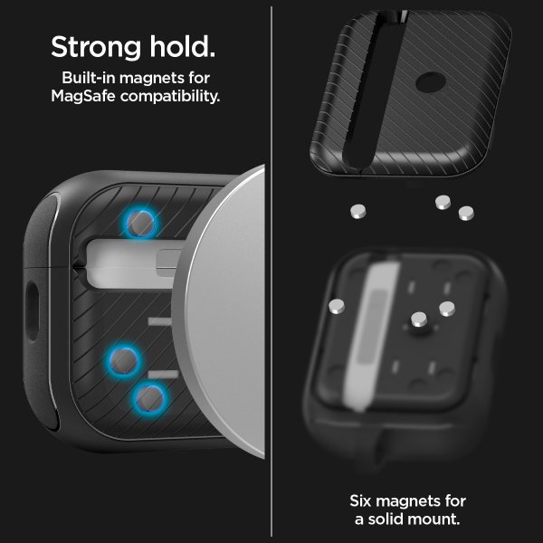 Spigen AirPods Pro 2 Cover Mag Armor MagFit Mat Sort