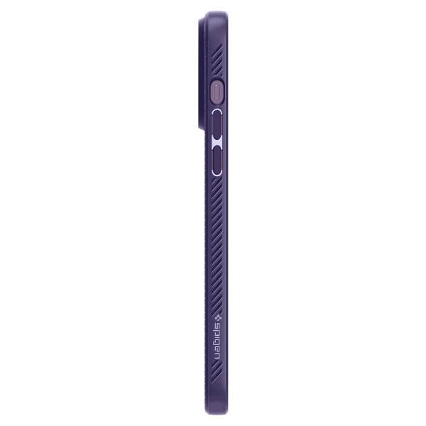 Spigen iPhone 14 Pro Max Cover Liquid Air Deep Purple