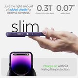 Spigen iPhone 14 Pro Max Cover Liquid Air Deep Purple