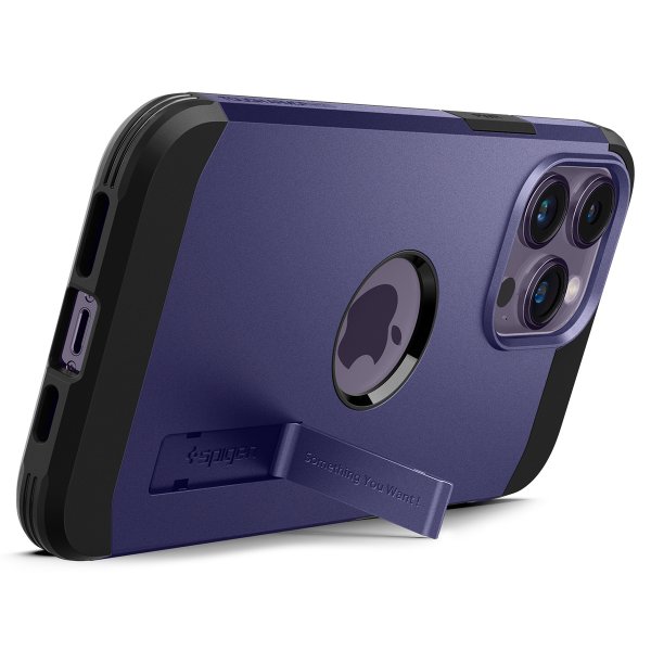Spigen iPhone 14 Pro Max Cover Tough Armor MagFit Deep Purple