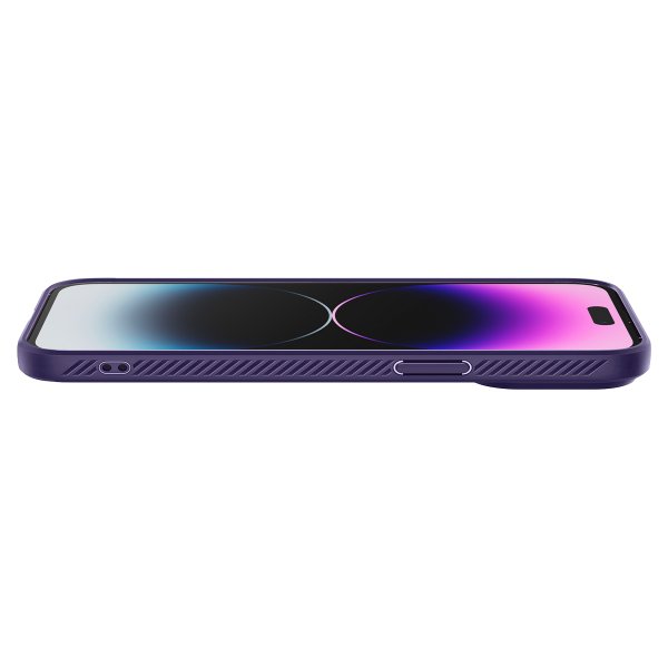 Spigen iPhone 14 Pro Cover Liquid Air Deep Purple