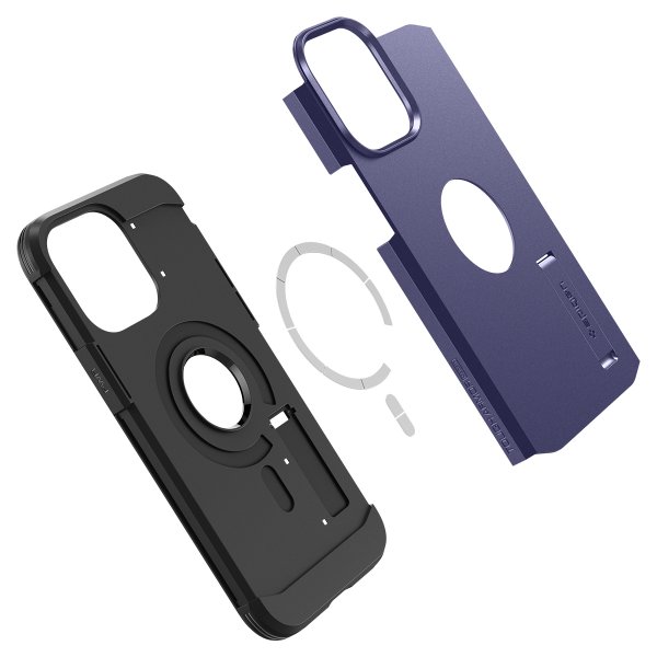 Spigen iPhone 14 Pro Cover Tough Armor MagFit Deep Purple