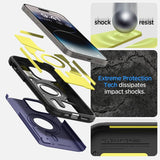 Spigen iPhone 14 Pro Cover Tough Armor MagFit Deep Purple