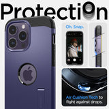 Spigen iPhone 14 Pro Cover Tough Armor MagFit Deep Purple