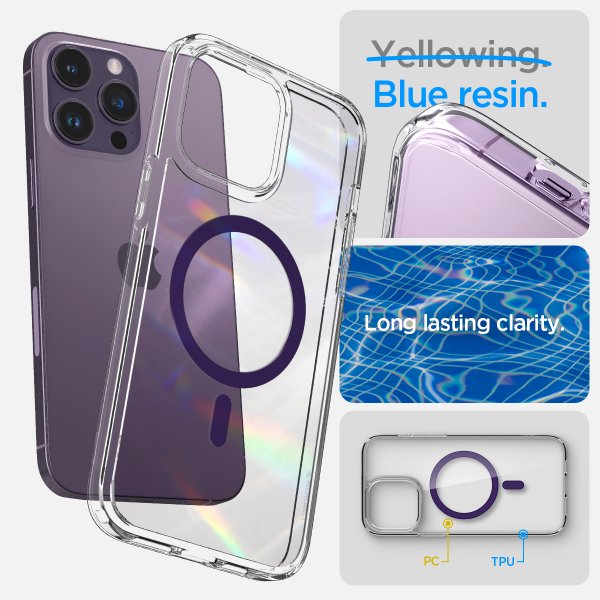 Spigen iPhone 14 Pro Max Cover Ultra Hybrid MagFit Deep Purple