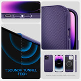 Spigen iPhone 14 Pro Max Cover Mag Armor MagFit Deep Purple