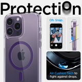 Spigen iPhone 14 Pro Cover Ultra Hybrid MagFit Deep Purple