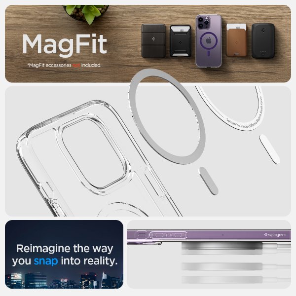 Spigen iPhone 14 Pro Cover Ultra Hybrid MagFit Deep Purple