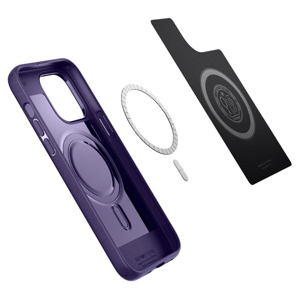 Spigen iPhone 14 Pro Cover Mag Armor MagFit Deep Purple
