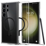 Spigen Samsung Galaxy S23 Ultra Cover Ultra Hybrid OneTap Ring MagSafe Sort
