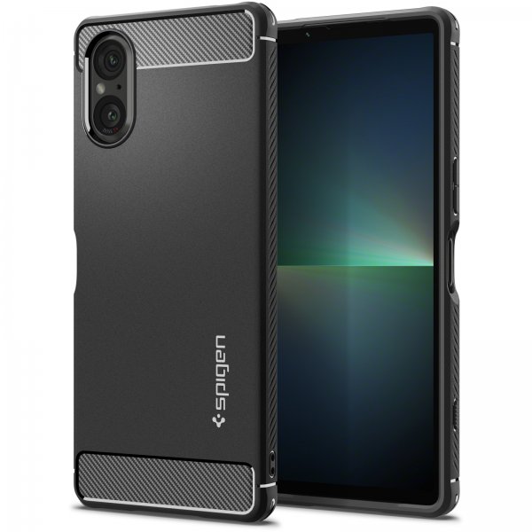Spigen Sony Xperia 5 V Cover Rugged Armor Mat Sort