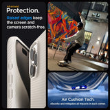 Spigen iPhone 15 Pro Max Cover Liquid Air Natural Titanium