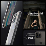 Spigen iPhone 15 Pro Cover Ultra Hybrid Space Crystal