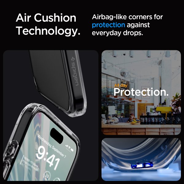 Spigen iPhone 15 Pro Cover Ultra Hybrid Space Crystal
