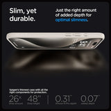 Spigen iPhone 15 Pro Cover Liquid Air Natural Titanium