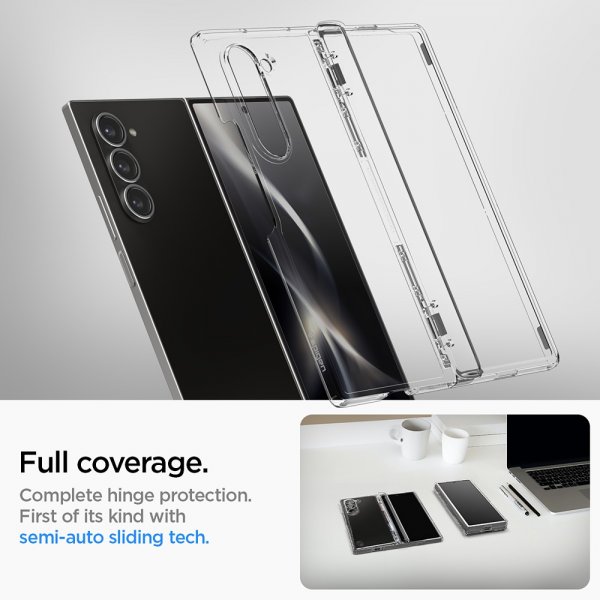 Spigen Samsung Galaxy Z Fold 6 Cover Ultra Hybrid Pro Crystal Clear