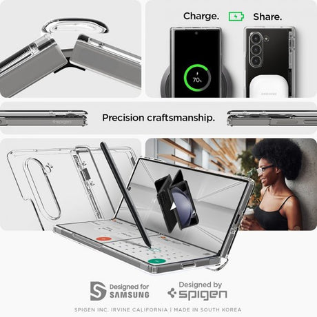 Spigen Samsung Galaxy Z Fold 6 Cover Ultra Hybrid Pro Crystal Clear