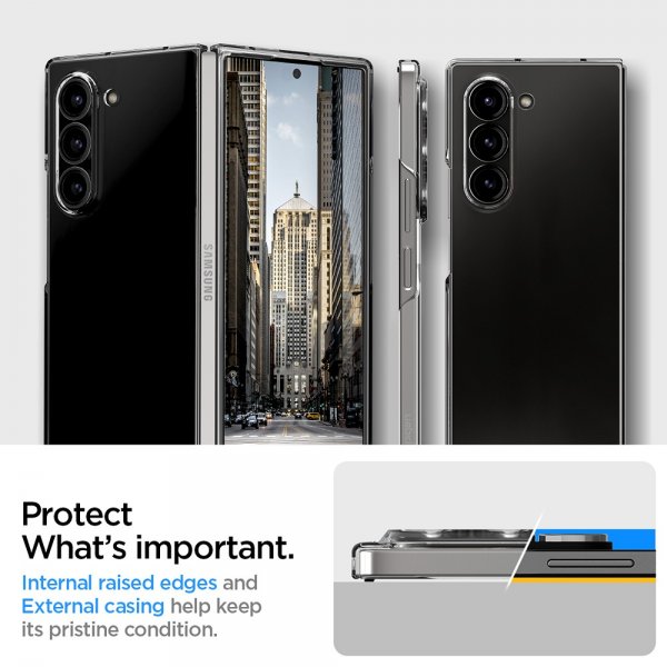 Spigen Samsung Galaxy Z Fold 6 Air Skin Cover Crystal Clear