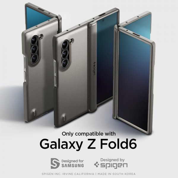 Spigen Samsung Galaxy Z Fold 6 Cover Slim Armor Pro Gunmetal