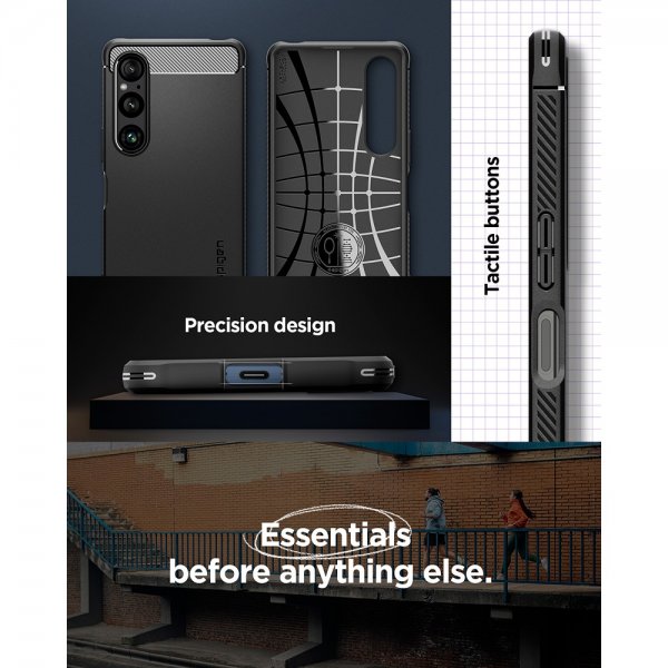 Spigen Sony Xperia 1 VI Cover Rugged Armor Mat Sort
