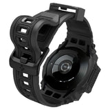 Spigen Samsung Galaxy Watch 7 40mm Rem og Cover Rugged Armor Pro Mat Sort