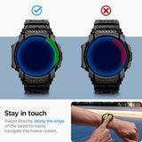 Spigen Samsung Galaxy Watch 7 44mm Armbånd og Skal Rugged Armor Pro Mat Sort