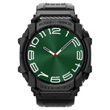 Spigen Samsung Galaxy Watch Ultra Armbånd og Etui Rugged Armor Pro Matte Black