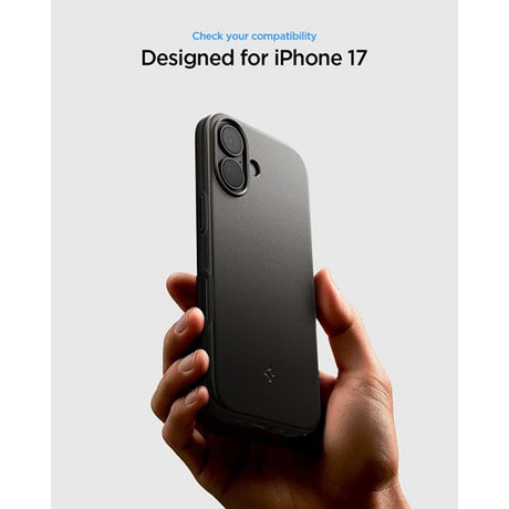 Spigen iPhone 17 Cover Thin Fit MagFit Gunmetal
