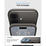 Spigen iPhone 17 Cover Thin Fit MagFit Gunmetal