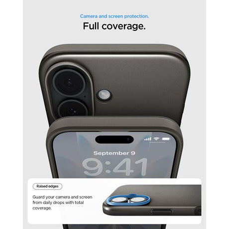 Spigen iPhone 17 Cover Thin Fit MagFit Gunmetal
