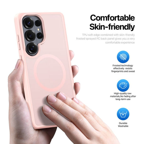 Dux Ducis Samsung Galaxy S26 Ultra Cover Yind Series MagSafe Lyserød