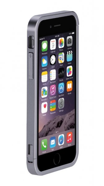 Just Mobile iPhone 6/6s Plus Cover AluFrame Aluminium Bumper Grå