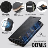 CaseMe iPhone 16e/iPhone 17e Etui C49 Series Sort