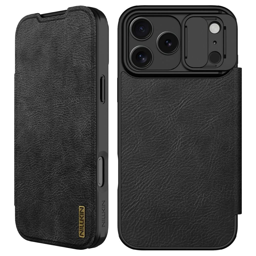 Nillkin iPhone 17 Pro/iPhone 18 Pro Etui Qin Pro Sort