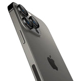 Spigen iPhone 14/15/16/17 Pro & Pro Max Kamerabeskyttelse GLAS.tR EZ Fit Optik Pro 2-pak Sort