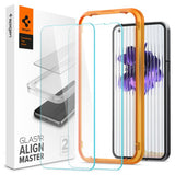 Spigen Nothing Phone (1) Skærmbeskyttelse GLAS.tR ALIGNmaster 2-pak