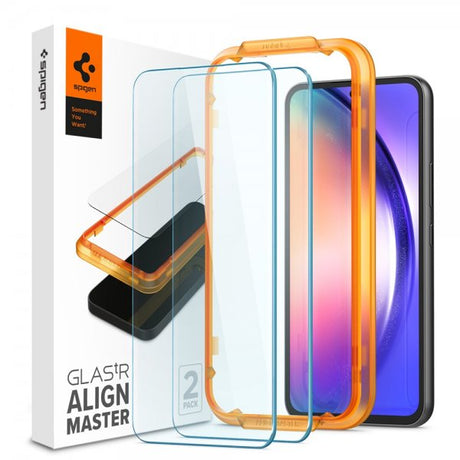 Spigen Samsung Galaxy A54 5G Skærmbeskyttelse GLAS.tR ALIGNmaster 2-pak