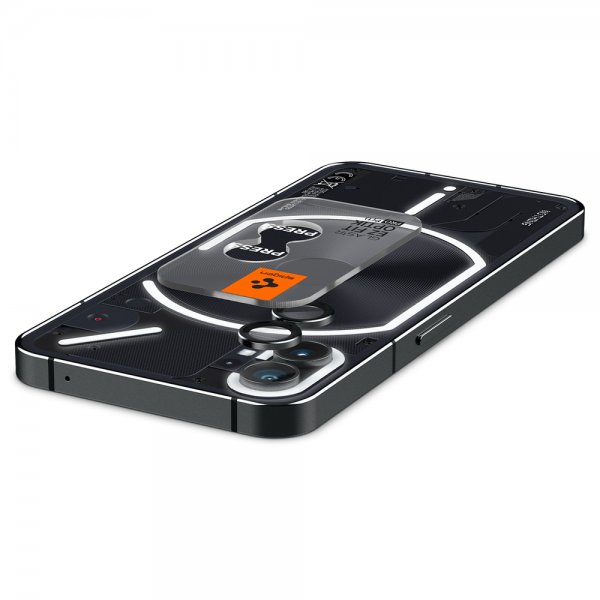 Spigen Nothing Phone (1) Kamerabeskyttelse GLAS.tR EZ Fit Optik Pro 2-pak Sort