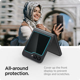 Spigen Samsung Galaxy Z Flip 5 Skærmbeskyttelse GLAS.tR EZ Fit 2-pak