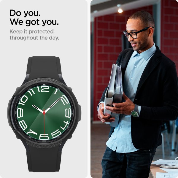Spigen Samsung Galaxy Watch 6 Classic 47mm Skærmbeskyttelse GLAS.tR EZ Fit 2-pak