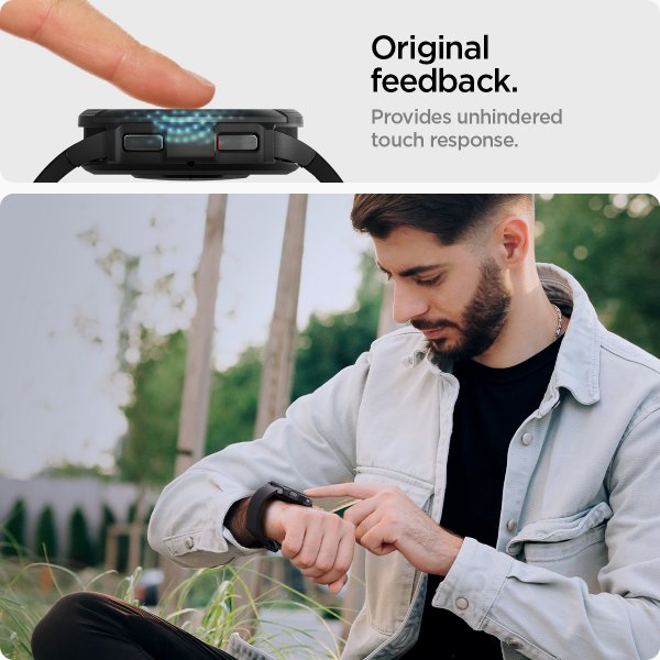 Spigen Samsung Galaxy Watch 6 Classic 47mm Skærmbeskyttelse GLAS.tR EZ Fit 2-pak