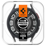 Spigen Samsung Galaxy Watch 6 Classic 43mm Skærmbeskytter GLAS.tR EZ Fit 2-pak