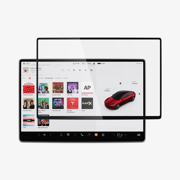 Spigen Skærmbeskyttelse GLAS.tR EZ FIT Anti-Glare Tesla Model 3 (2024)
